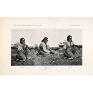  1923 Print Ishi Arrows Hunting Portrait Yana Yahi People Tribe 