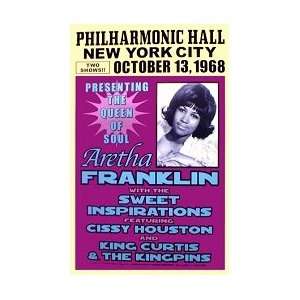 ARETHA FRANKLIN   Limited Edition Concert Poster   by 