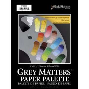  6 X 9 Inch Grey Matters Grey Artist Paper Palette Pad 30 