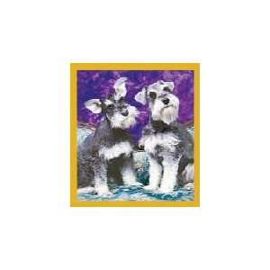  New Magnetic Bookmark Schnauzer Puppies High Quality 