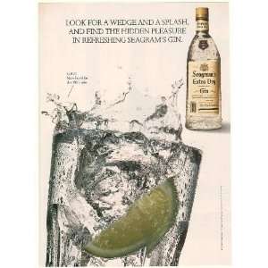   Gin Hidden Pleasure Drink Golfer Print Ad (53257)