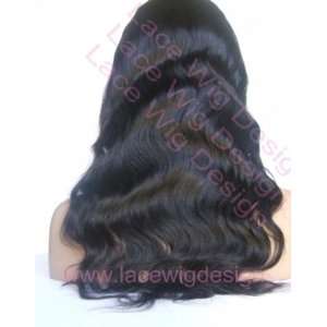 20 Yaki Body Wave Indian Remy Full Lace Wig Colors #1,1b 
