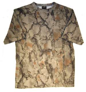 NATURAL GEAR S/S CAMO T SHIRT 113 LARGE L NEW 704013113039  