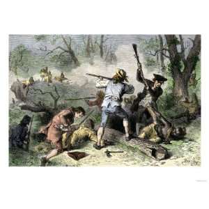 Colonists Conflict with Native Americans on the Georgia and Carolina 