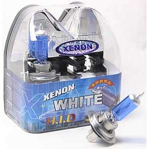   White H7 55W Halogen Light Bulb (H7 Standard Wattage 55W) Automotive