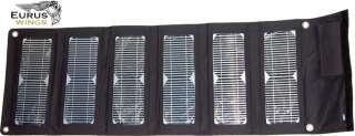 HQRP 30W Folding Portable Solar Panel Charger 12V with 4 Stainless 