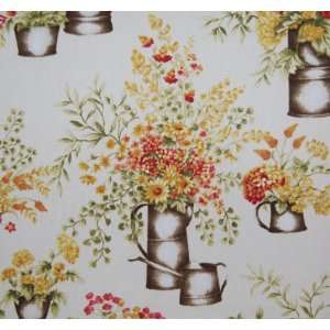  Watering Can Floral 11 Yard Whole Bolt Fabric