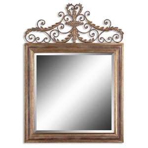  Uttermost 59 Inch Valonia Wall Mounted Mirror Combination 