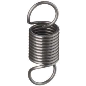  Wire Extension Spring, Steel, Inch, 0.42 OD, 0.045 Wire Size, 1.5 