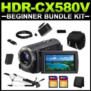  Sony HDRCX580V High Definition Handycam 20.4 MP Camcorder 