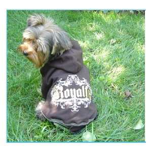  XXS ROYALTY Brown Dog Hoodie by Ruffluv at THE REGAL DOG 