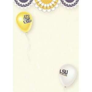  LSU Tigers College Party Invitations & Envelopes 10 Pack 