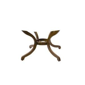   Aluminum Patio 60 Round Table Base Olive Wood Patio, Lawn & Garden