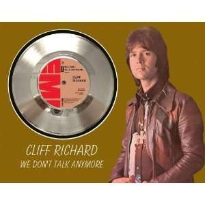  Cliff Richard We Dont Talk Framed Silver Record A3 Electronics