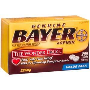  BAYER ASPIRIN TAB 200TB by BAYER CORPORATION Health 