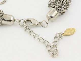 Ali Khan of New York Fashion Statement Gold and Silvertone Chain 