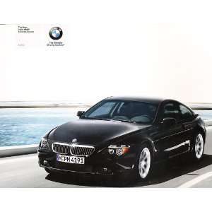  2004 BMW 6 Series Original 645Ci Coupe Sales Brochure Book 