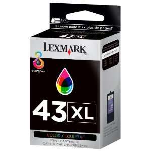 Lexmark #43 High Yield Color Print Cartridge (18Y0143 