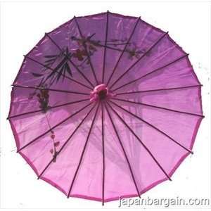  Purple Asian Parasol 22in Patio, Lawn & Garden