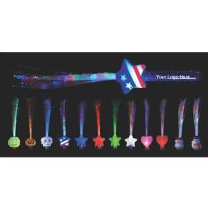 50 working days   Fiber optic Halloween wand with multicolor LED 