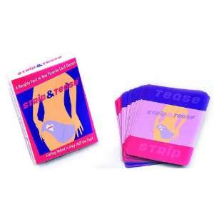  Strip and tease card game