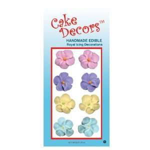 Cake Decors Forget me nots Assortment   6 Pack  Grocery 