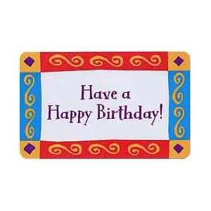 Collectible Phone Card #600TEL 104 0 (50 Ways) Have A Happy Birthday 