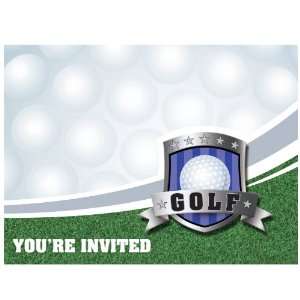  Lets Party By Creative Converting Golf Invitations 
