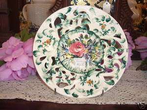 DECORATIVE/COLLECTABLE PLATE WEIL ITALY MARKED 1380/A  