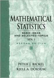   , Vol I, (013850363X), Peter J. Bickel, Textbooks   