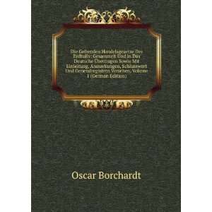   Versehen, Volume 1 (German Edition) Oscar Borchardt Books