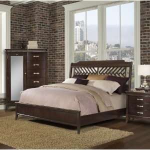 California King Sleigh Bed by Fairmont Designs   Ebonized Ash (S733 
