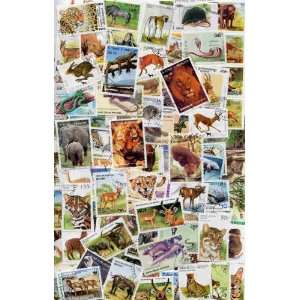  35 Wild Animals on Postage Stamps 