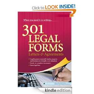 301 Legal Forms, Letters & Agreements David Schmitz  