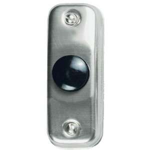 Heath Zenith 700A A Wired Push Button, Silver Finish with Black Center 