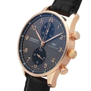 IWC Portuguese Chronograph Automatic Mens in 18k Rose Gold IW371482 