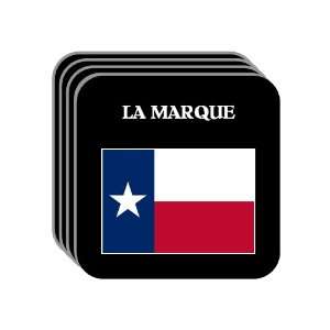 US State Flag   LA MARQUE, Texas (TX) Set of 4 Mini Mousepad Coasters