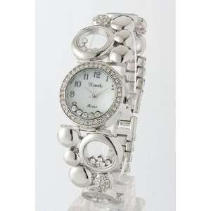  Xanadu ~ Silver Crystal Filled Bracelet Style Watch 