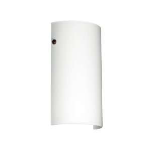  Besa Lighting 704207 W1 BR Energy Efficient Wall Sconce 