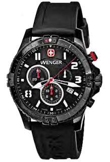 Mens Swiss Wenger Squadron Chrono Watch 77053  