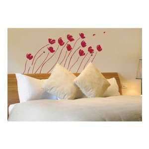  Spot Petals in the Wind Wall Decal Color White