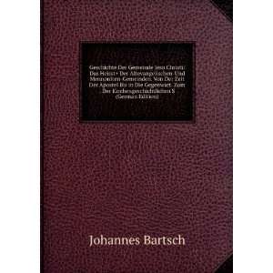   Der Kirchengeschichtlichen S (German Edition) Johannes Bartsch Books