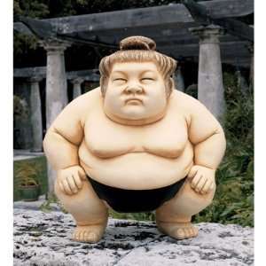  Xoticbrands 14 Asian Sumo Wrestler Home Garden Sculpture 