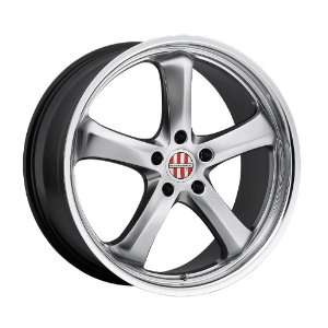  18x11 Victor Turismo (Hyper Silver w/ Mirror Lip) Wheels 