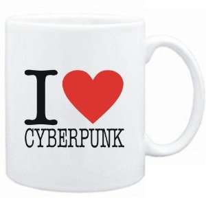  Mug White  I LOVE Cyberpunk  Music