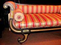 Antique English Regency Neo Classical Settee Chaise Circa 1815  