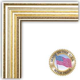  7x15 / 7 x 15 Gold Foil on Pine Picture Frame   NEW  1 