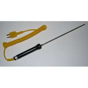 Stainless Steel K Type Thermocouple Insertion Probe 6  