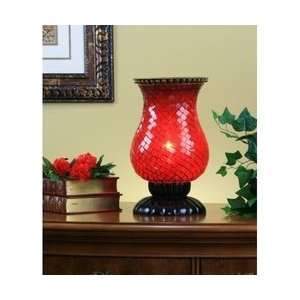 Legacy Lighting 1424AC 8BT Red Ruby Tiffany Style Accent Lamp  Gloss 