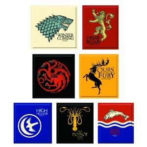   Dark Horse Deluxe Game of Thrones House Crest Magnet Set Toys & Games